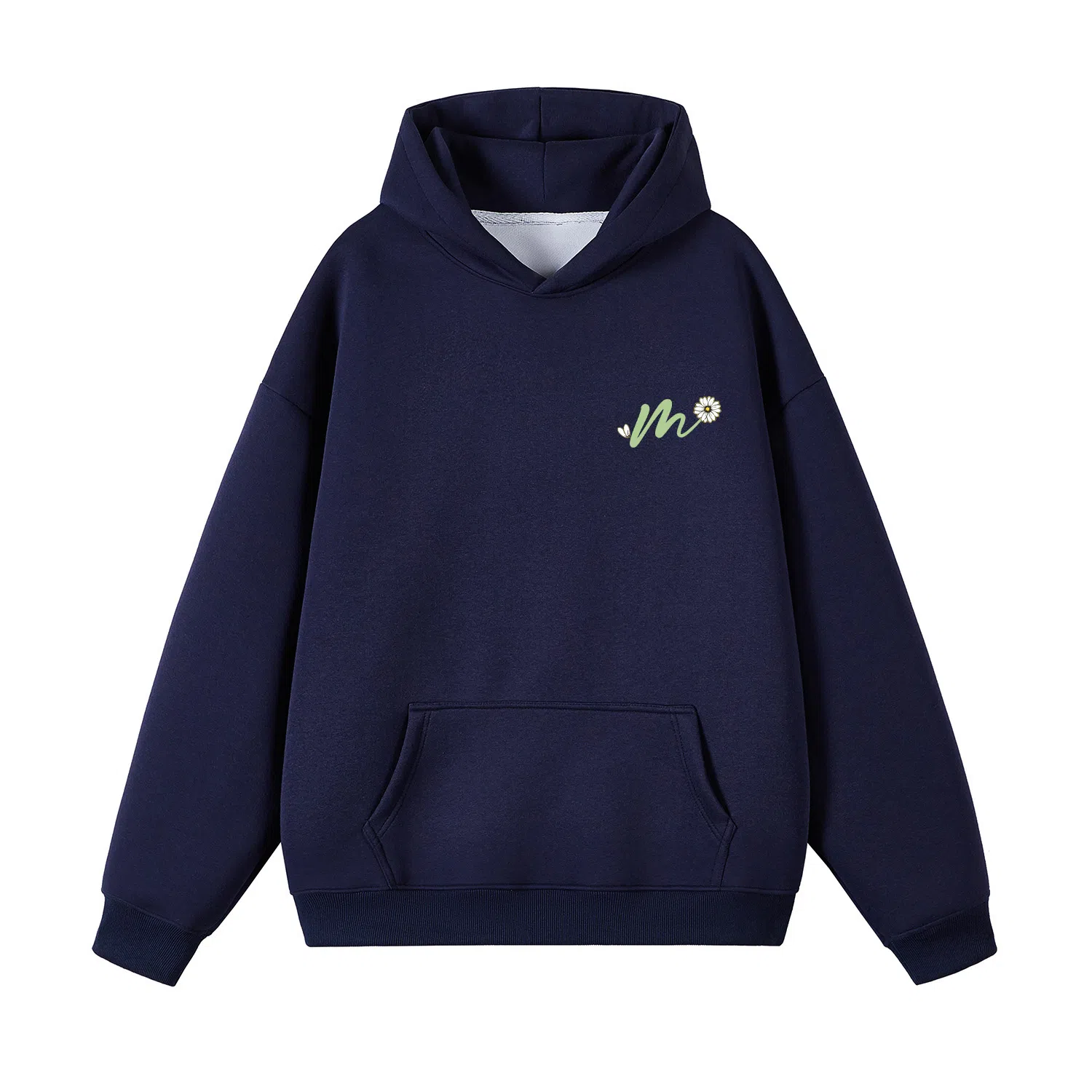 棉基因 早秋男生帽子高街职场清新简约学生潮牌经典国潮辣妹韩系女痞帅青少年穿搭复古潮男装户外通勤慵懒风基础款打底连帽卫衣 男女同款