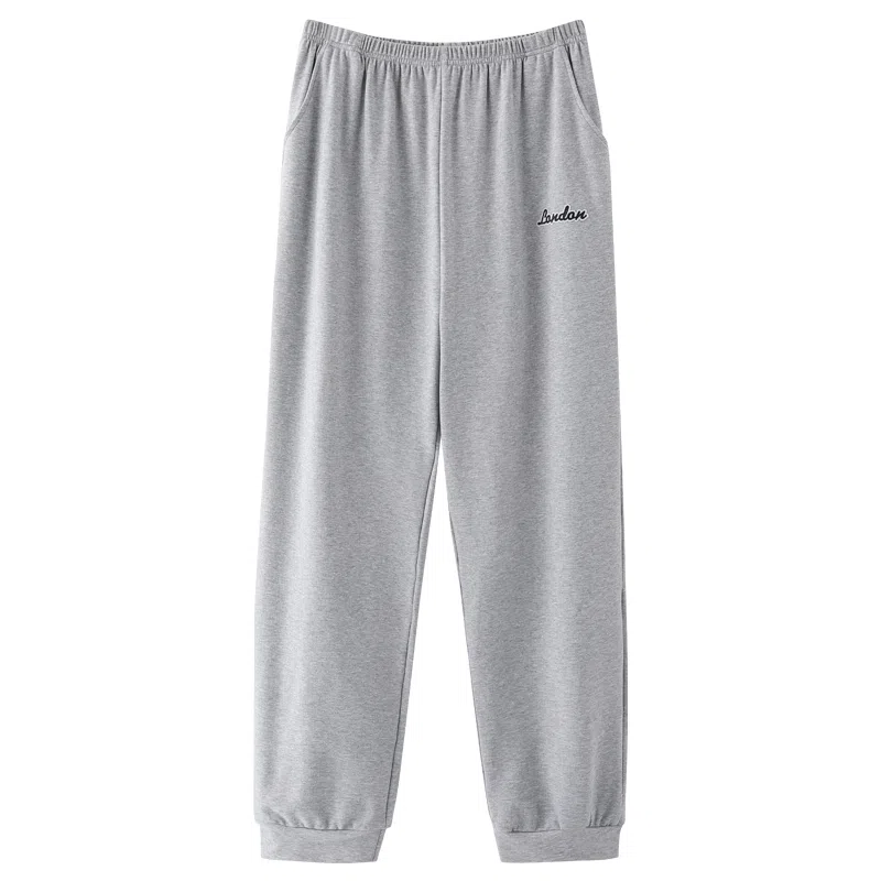 莫代尔 春秋季休闲简洁时尚气质百搭宽松舒适柔软细腻家居裤长裤睡裤 男款