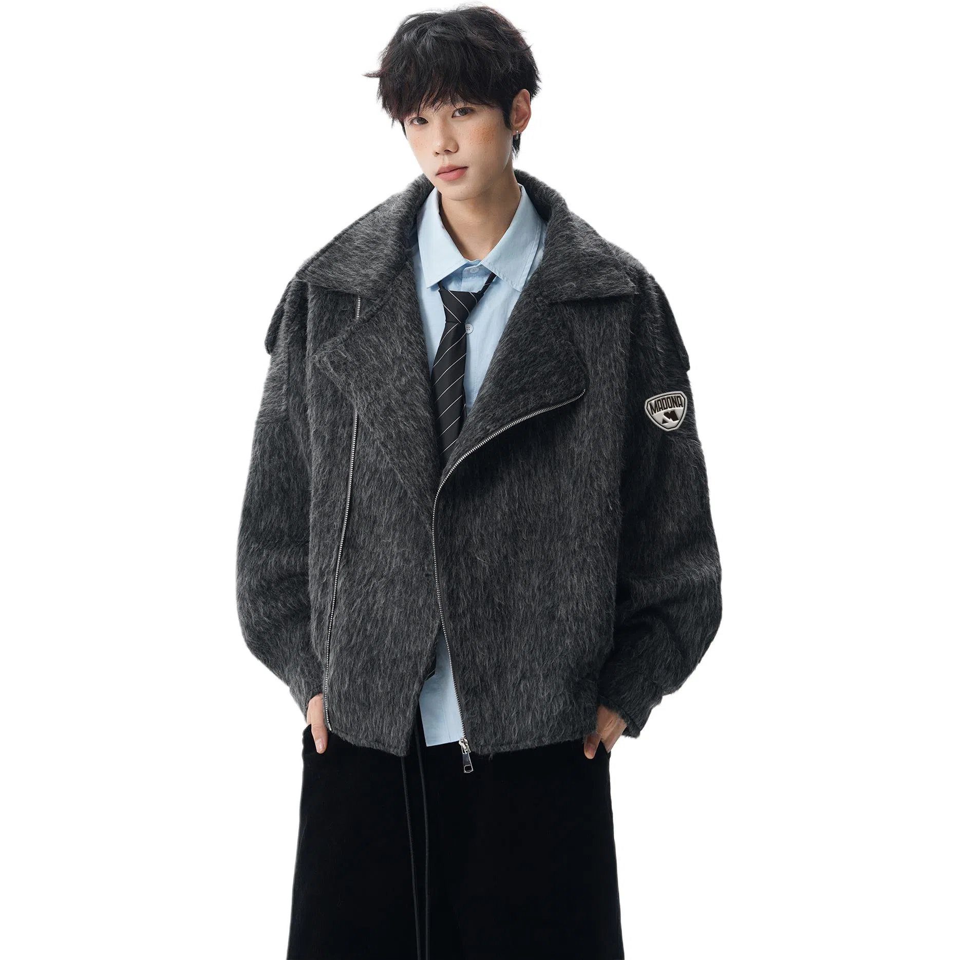 MADONA Vintage Street Wool Coat