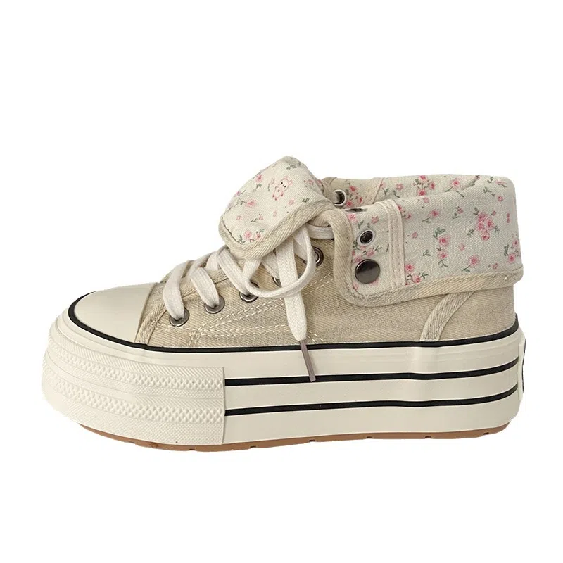 TELENT High-Top Canvas Sneakers