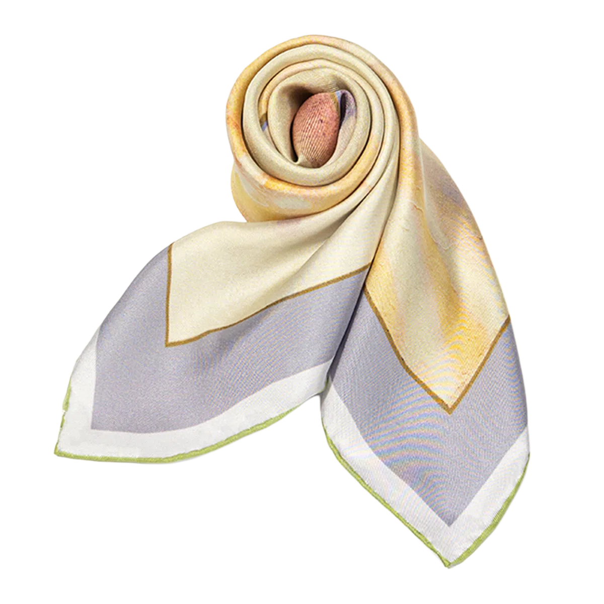 一米画纱 中式国风高雅山茶花系列斜纹中方巾双面西装领巾优雅 桑蚕丝 丝巾 女款