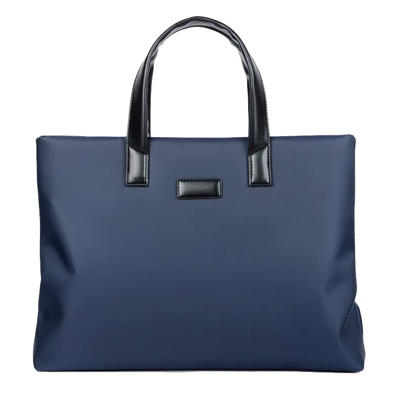 Oldman Head Business Casual Briefcase Black Blue