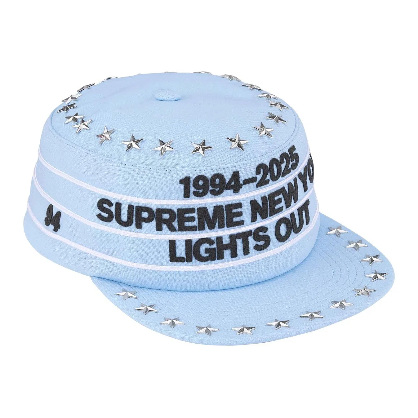 Supreme FW25 WEEK 1 STARS STUDDED PILLBOX HAT