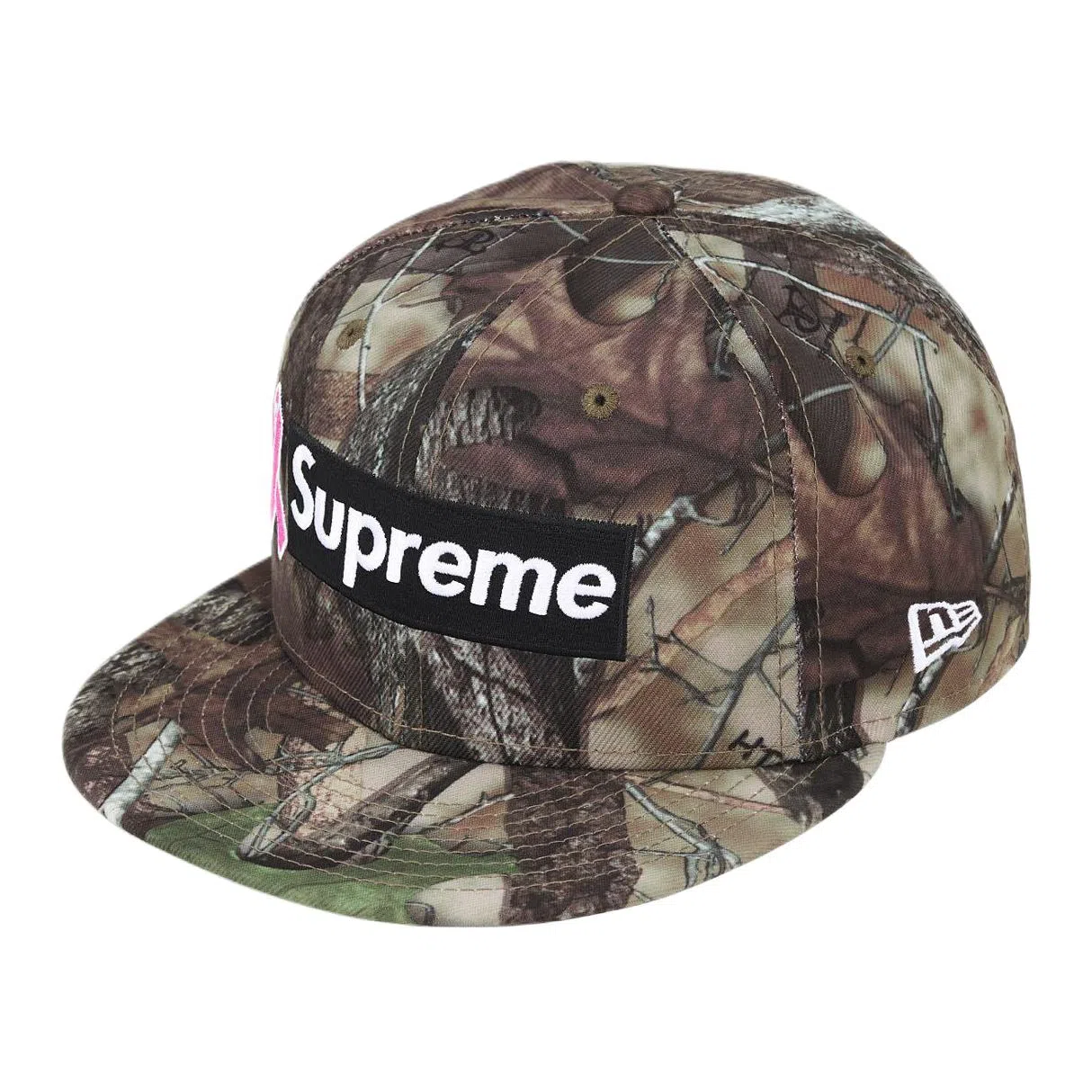 SupremexNew Era FW25 Week 1Breast Cancer Awareness Box Logo -