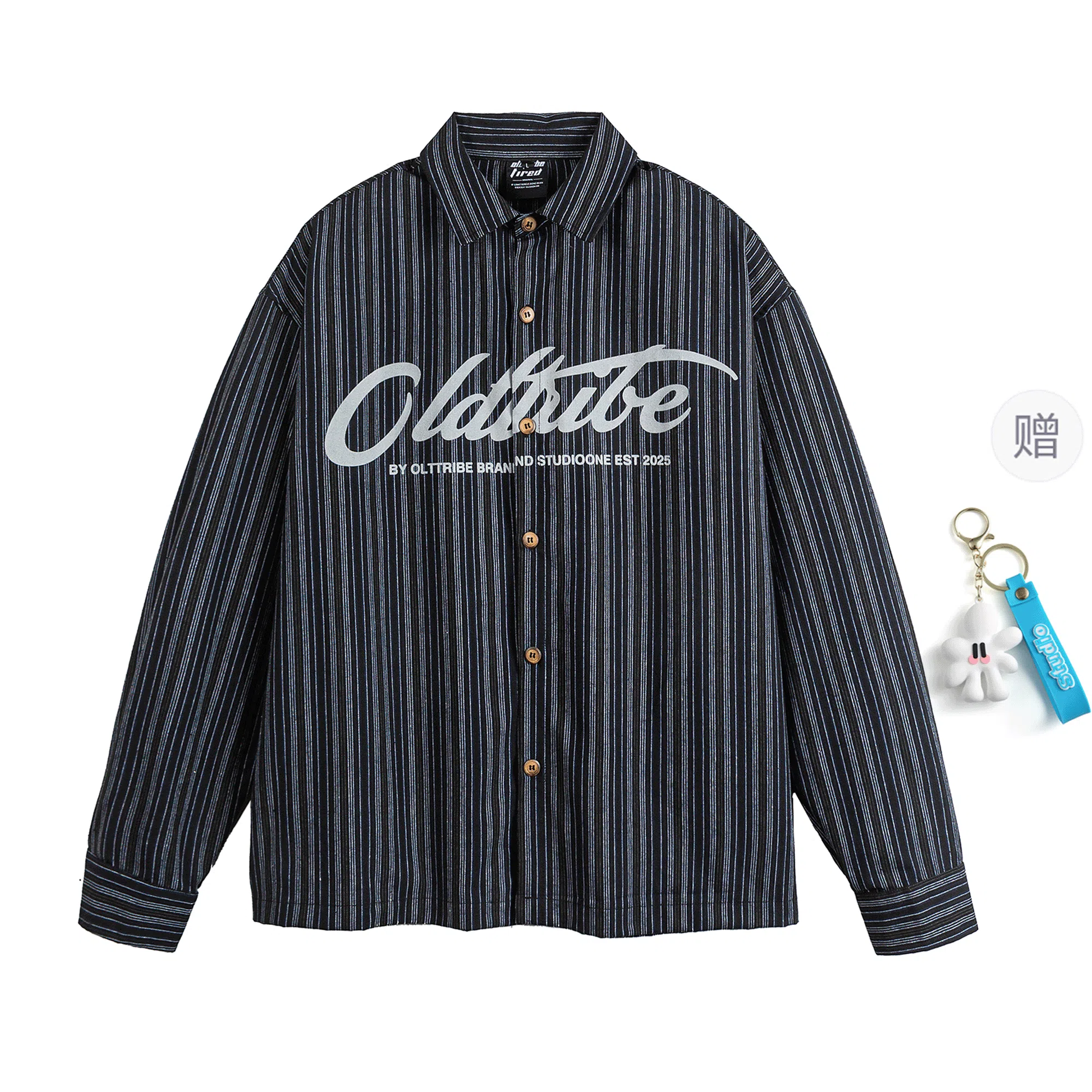 TIRED Letter Print Shirt