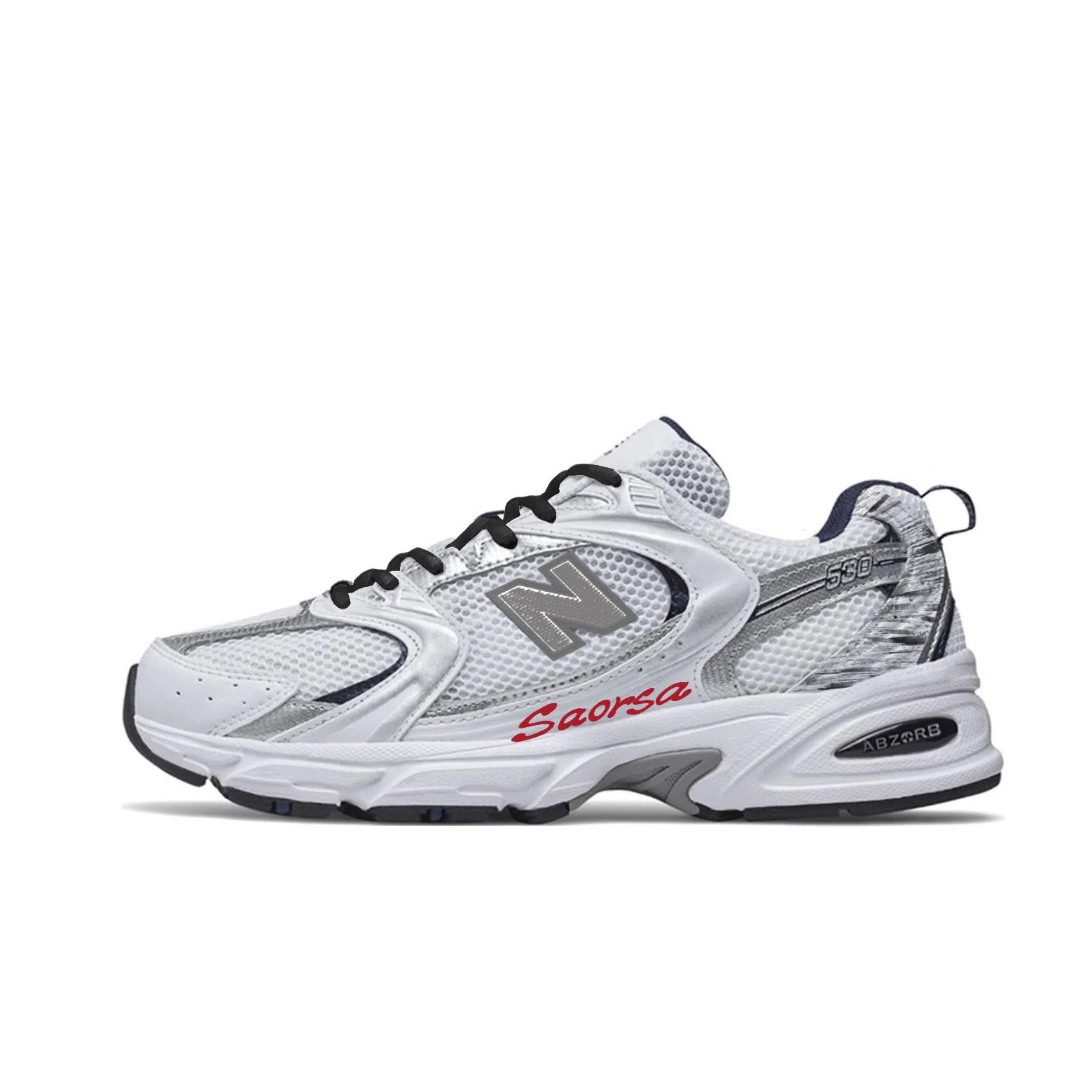 New Balance 530 White Black Red