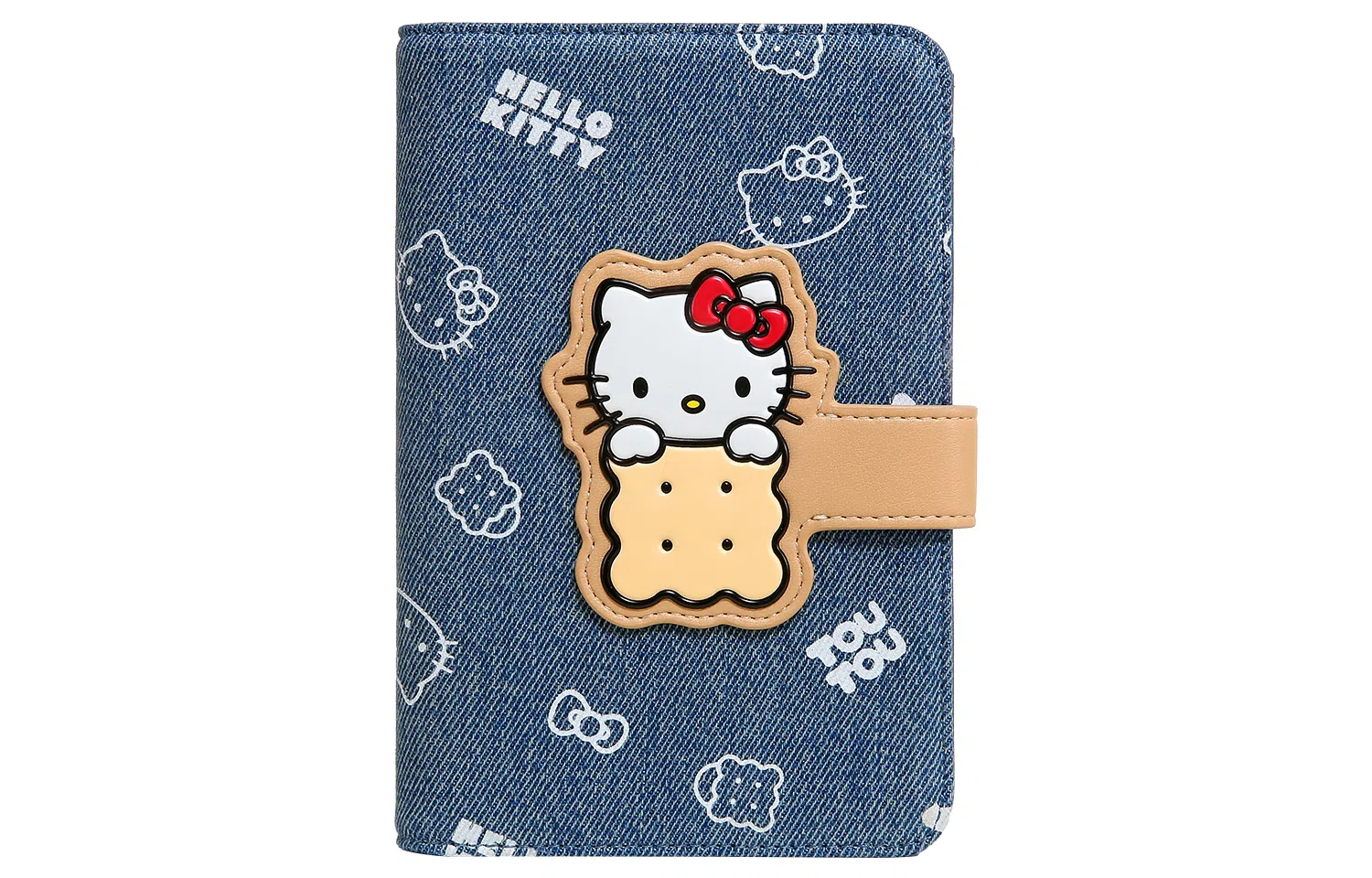 TOUTOU Hellkitty Passport Wallet Denim Blue
