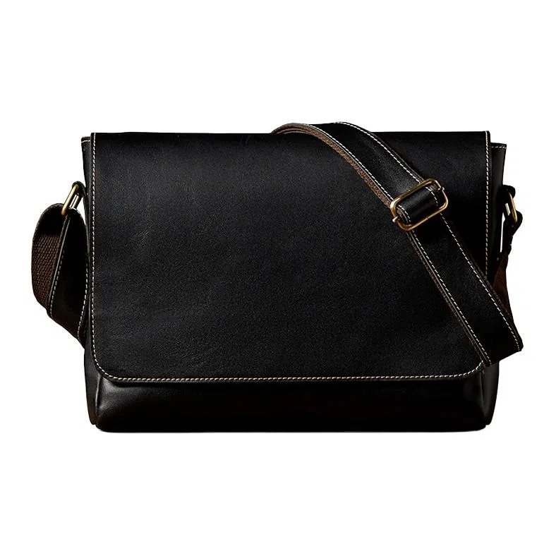 Simple&nature Messenger Bag Black