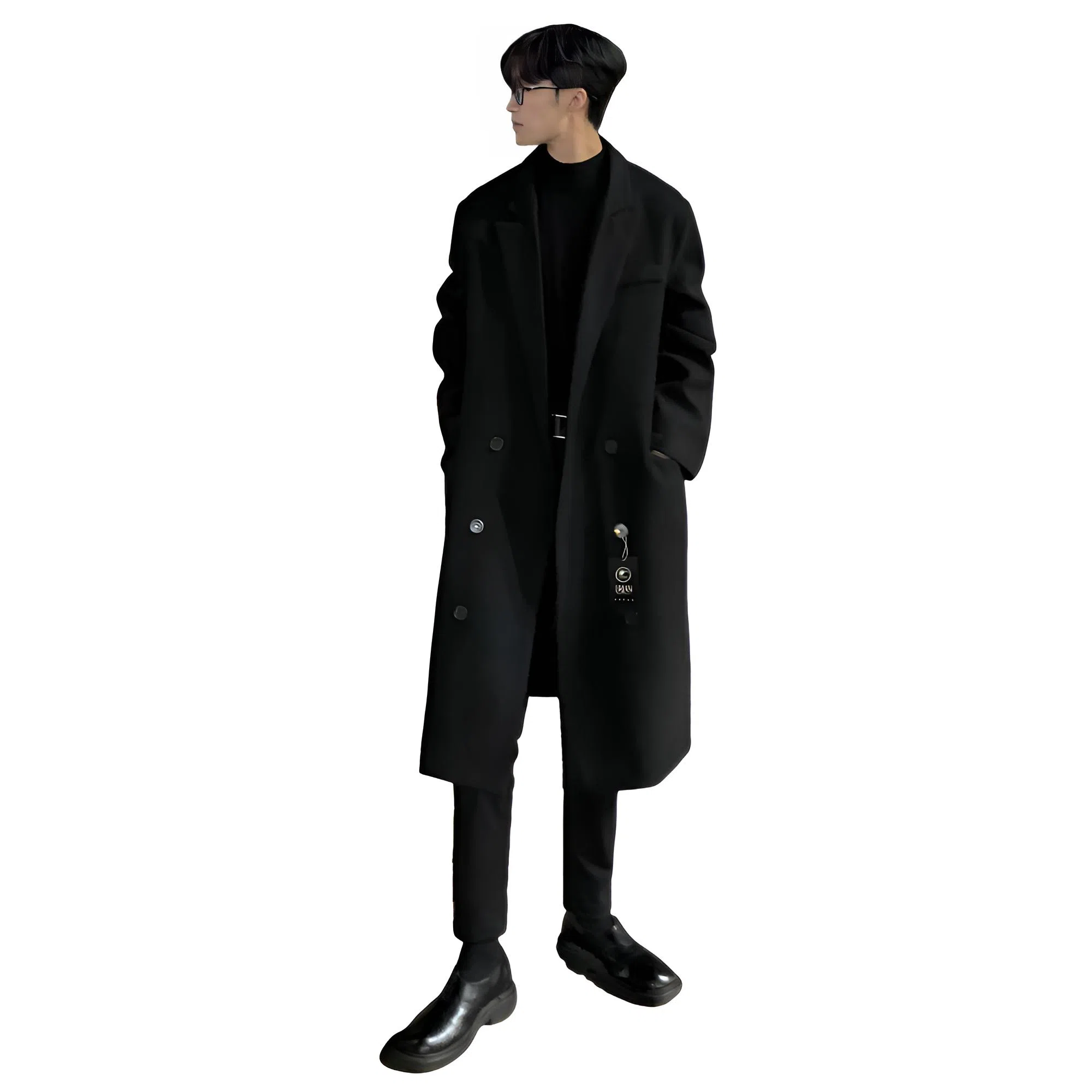 URBAN AUTHENTIC Long Wool Coat