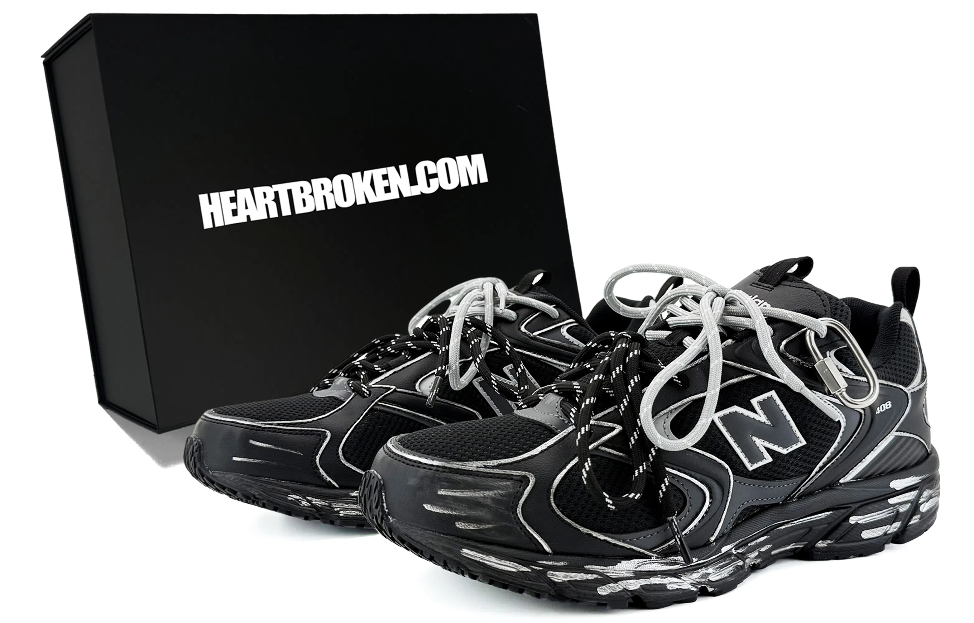 New Balance 408 Black Silver