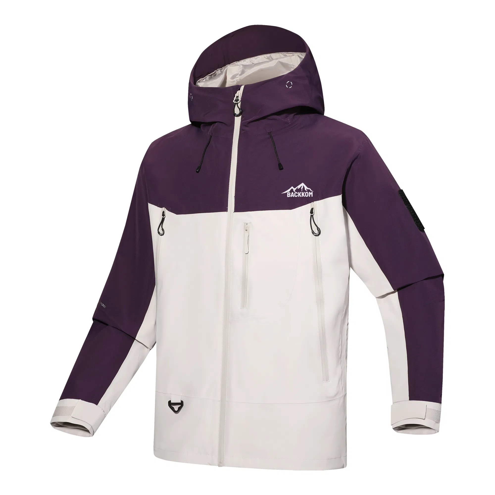 大卫贝肯  户外山系登山运动拼接撞色设计款多功能机能风  防水透气耐磨保暖防雨冲锋衣 男女同款