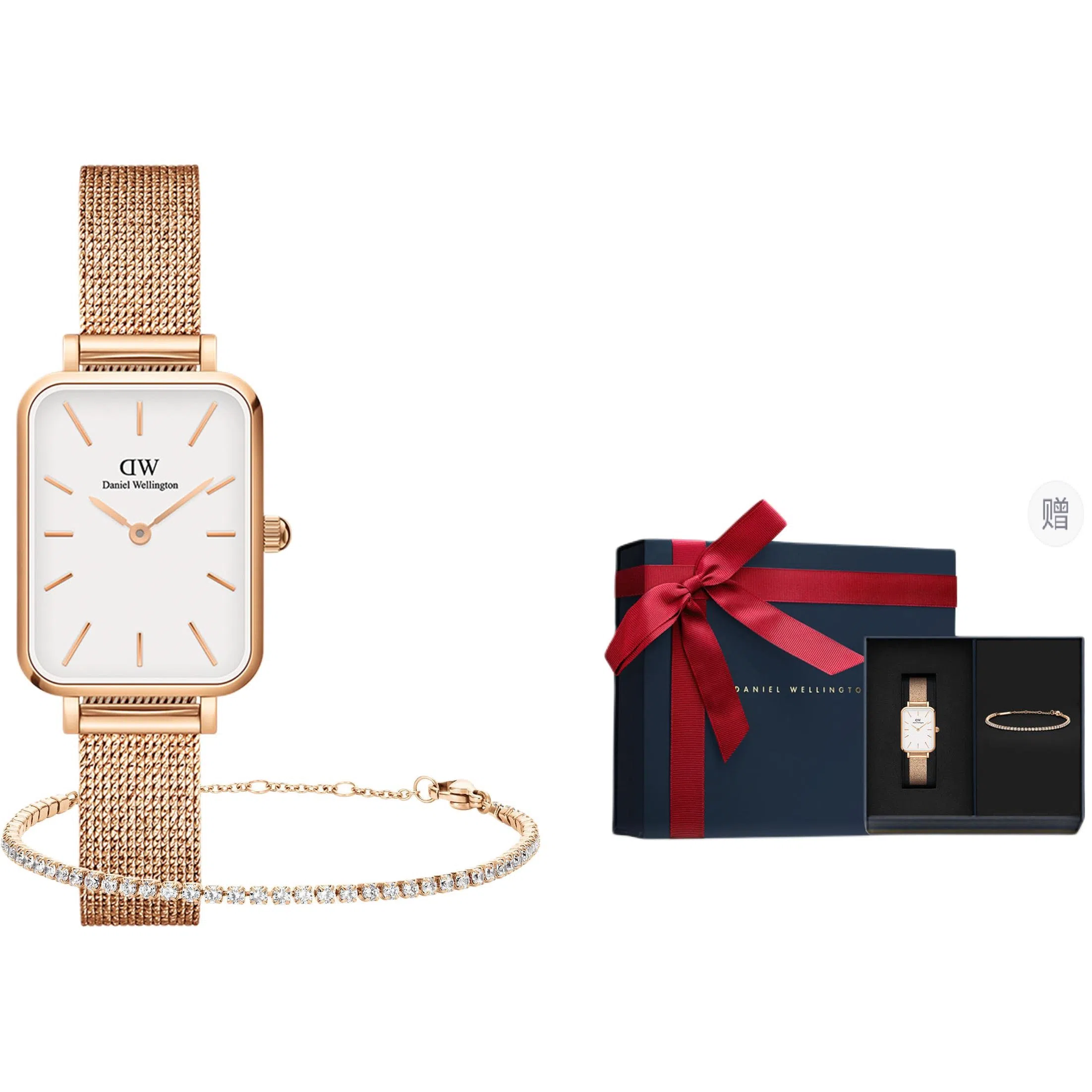 Daniel Wellington QUADRO 30 DW00100431+DW00400387