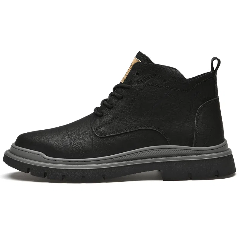 牛皮 通勤必备经典英伦风短筒耐磨舒适潮流个性商务休闲 短靴 男款