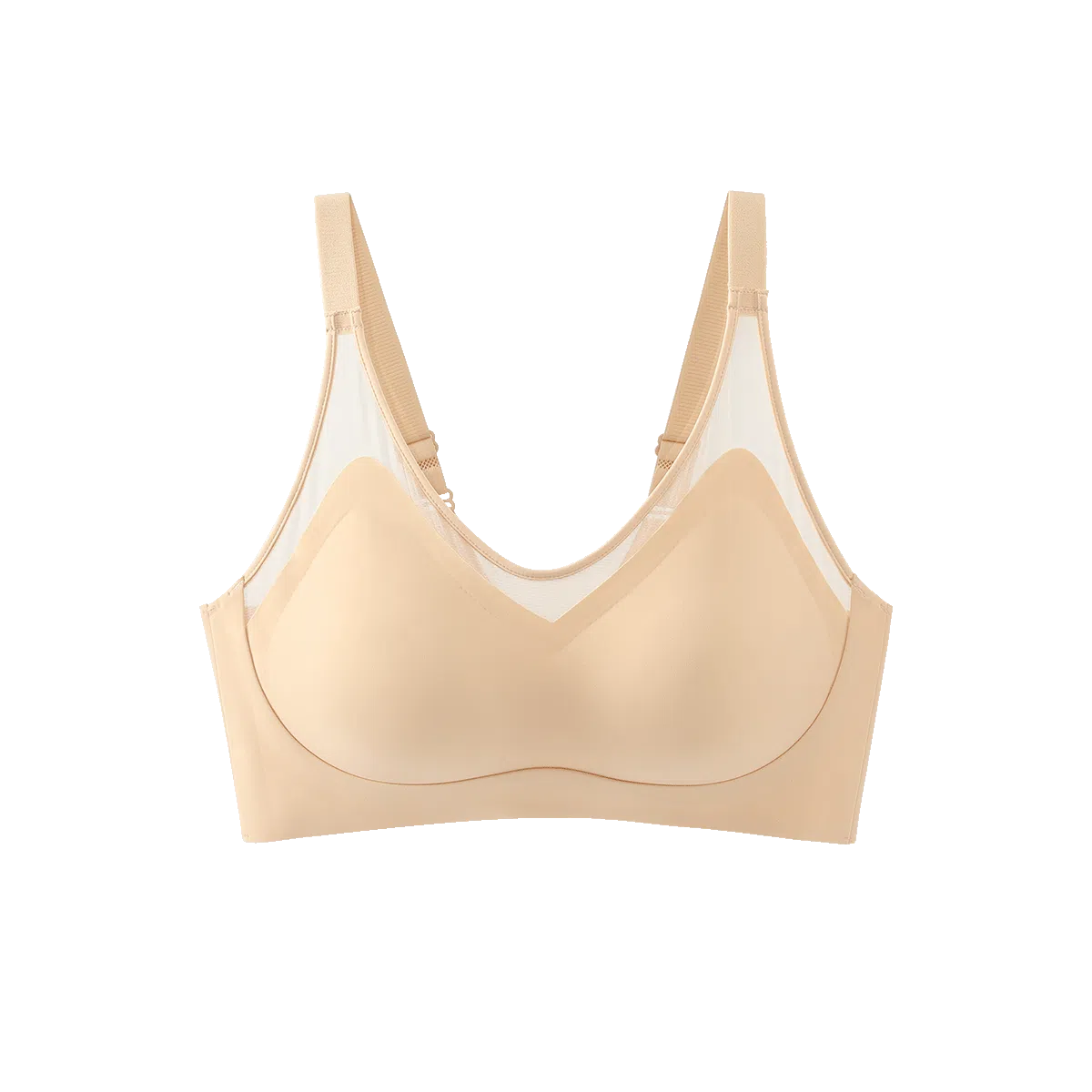 欧迪芬 粉底液内衣女小胸聚拢胸罩夏薄款软支撑防下垂舒适轻盈透气稳固运动优雅无痕美背文胸 女款