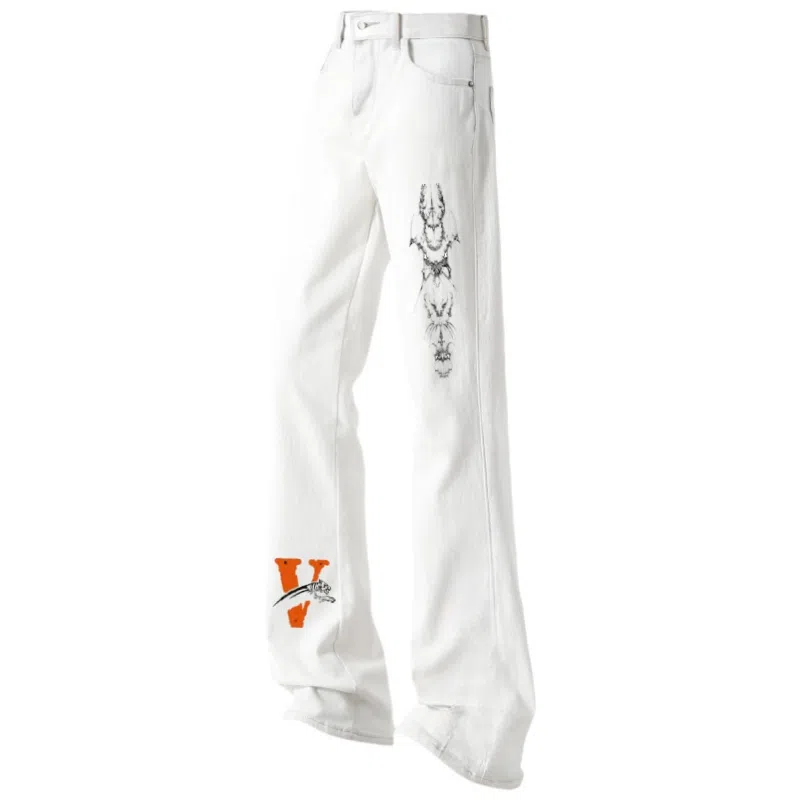 AMBER LIGHT Devil Print Jeans