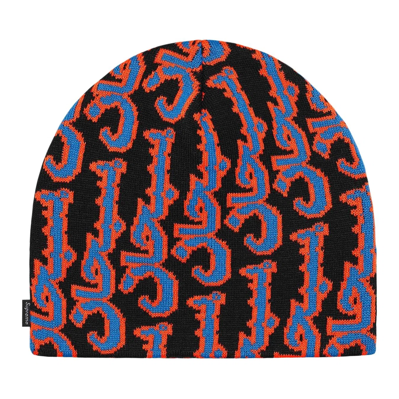 Supreme FW25 Week 3 Arabic Jacquard Beanie -