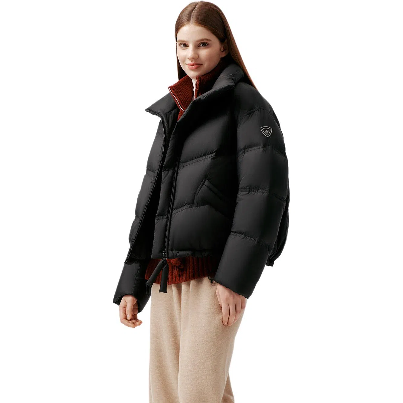 坦博尔 保暖舒适小个子面包羽绒服 女款