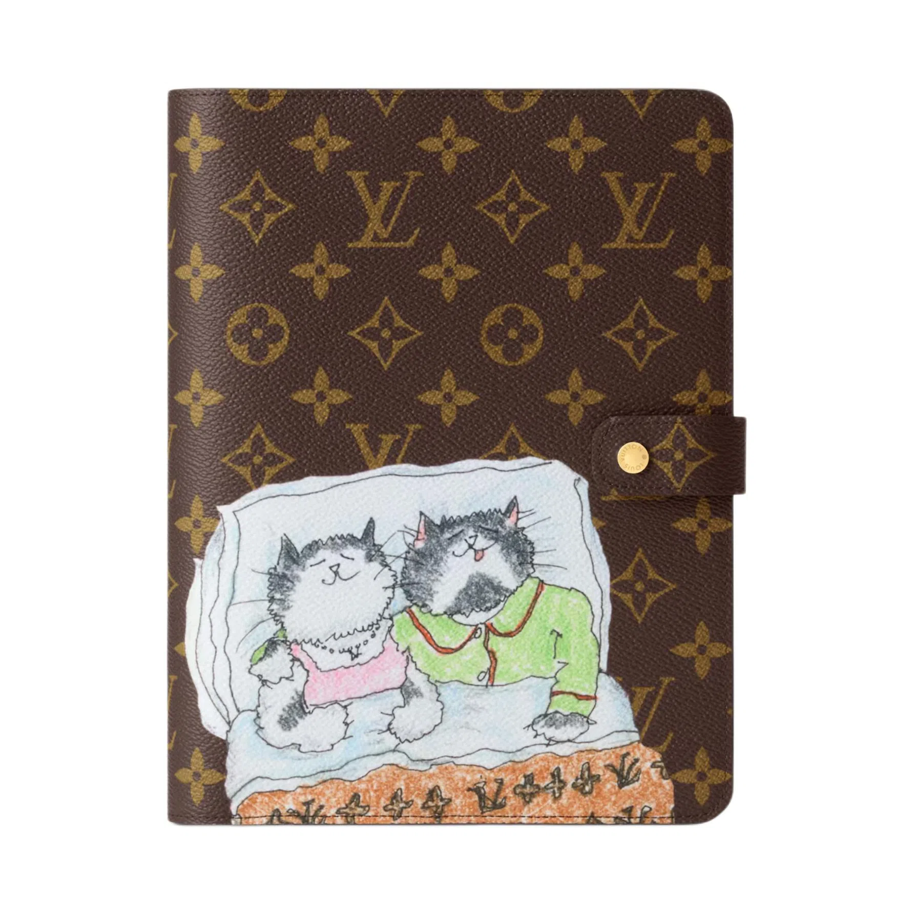 LOUIS VUITTON x Grace Coddington Catogram Monogram