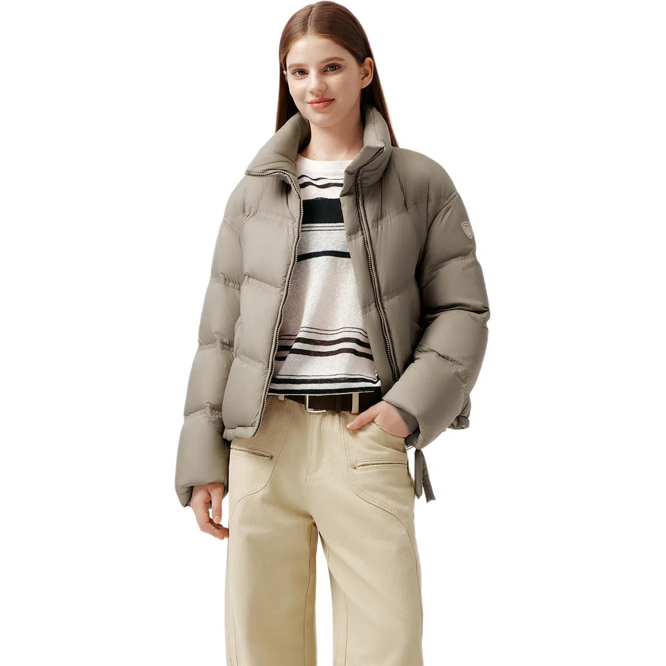 坦博尔 保暖舒适小个子面包羽绒服 女款