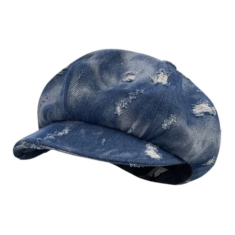 山一丸 韩版时尚显脸小 聚酯纤维 贝雷帽 女款