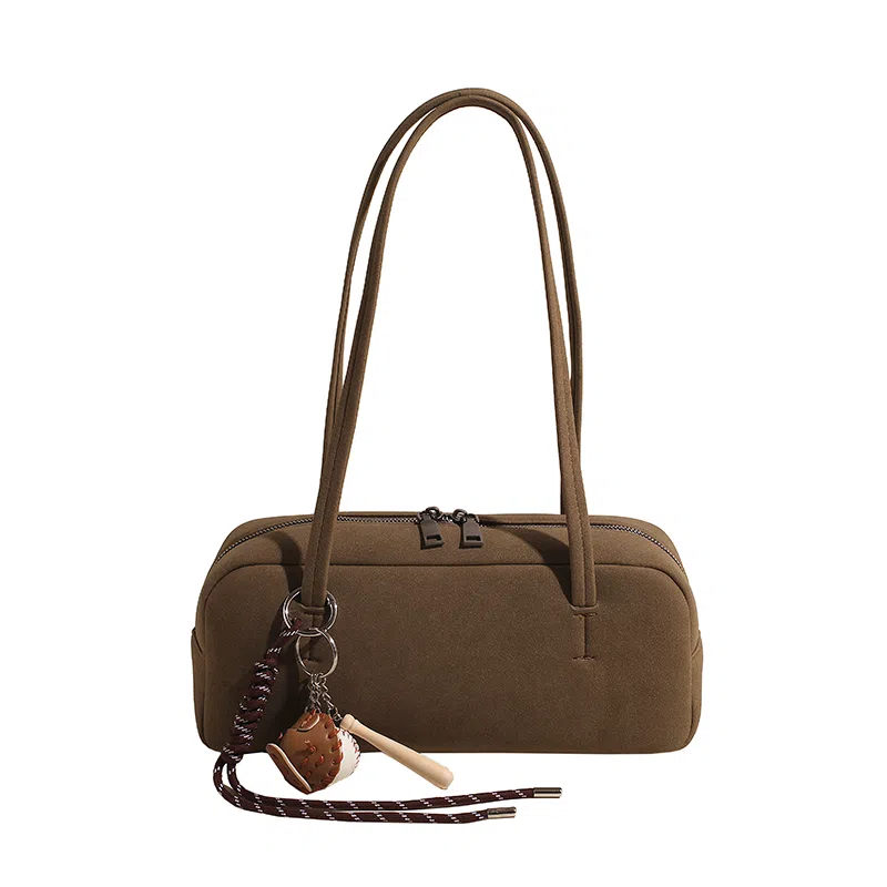 三只小鸭 高级感时尚潮流通勤 腋下包 麂皮 单肩包 女款 多色