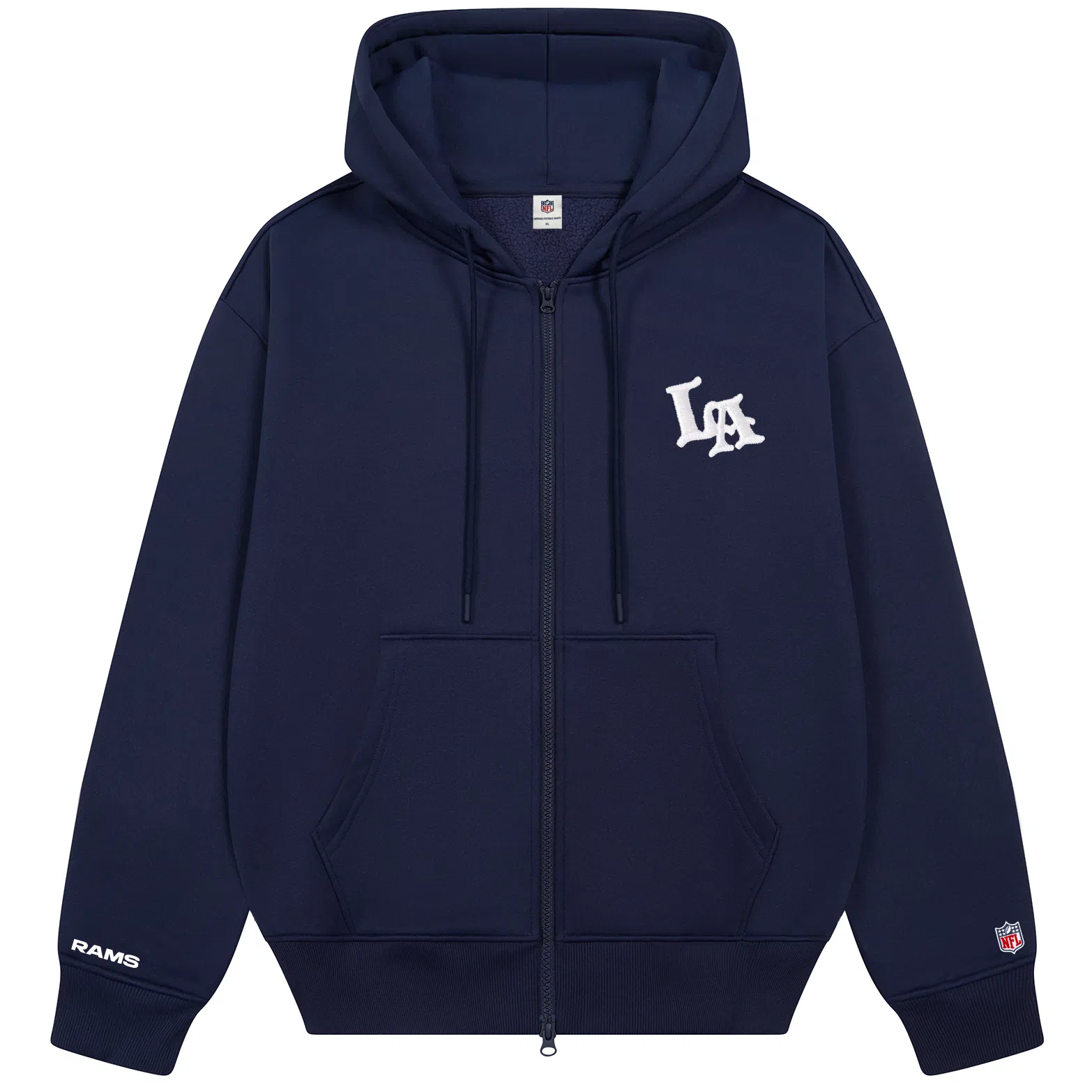 NFL LA Rams Hoodie Zipper Jacket