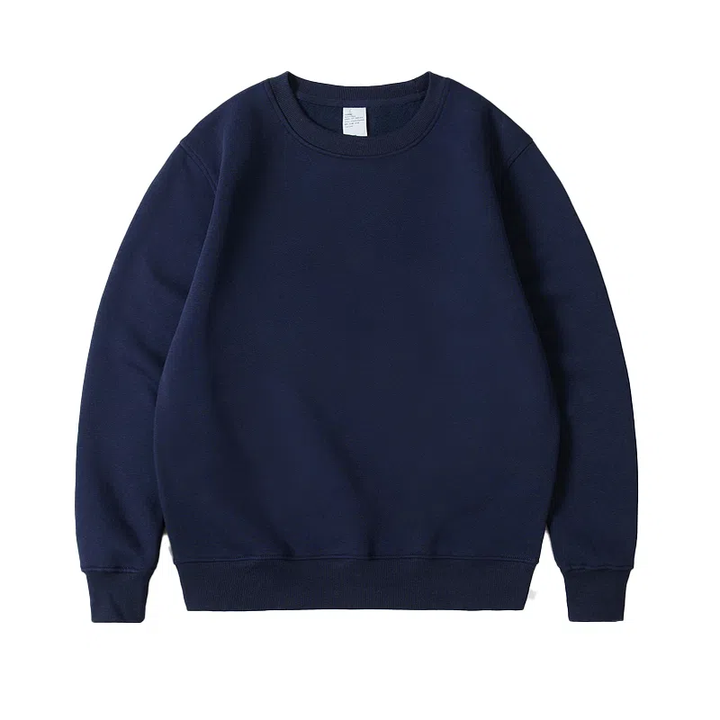 莫代尔 秋冬个性慵懒多色可选舒适纯色设计感落肩嘻哈风百搭卫衣打底衣 男女同款