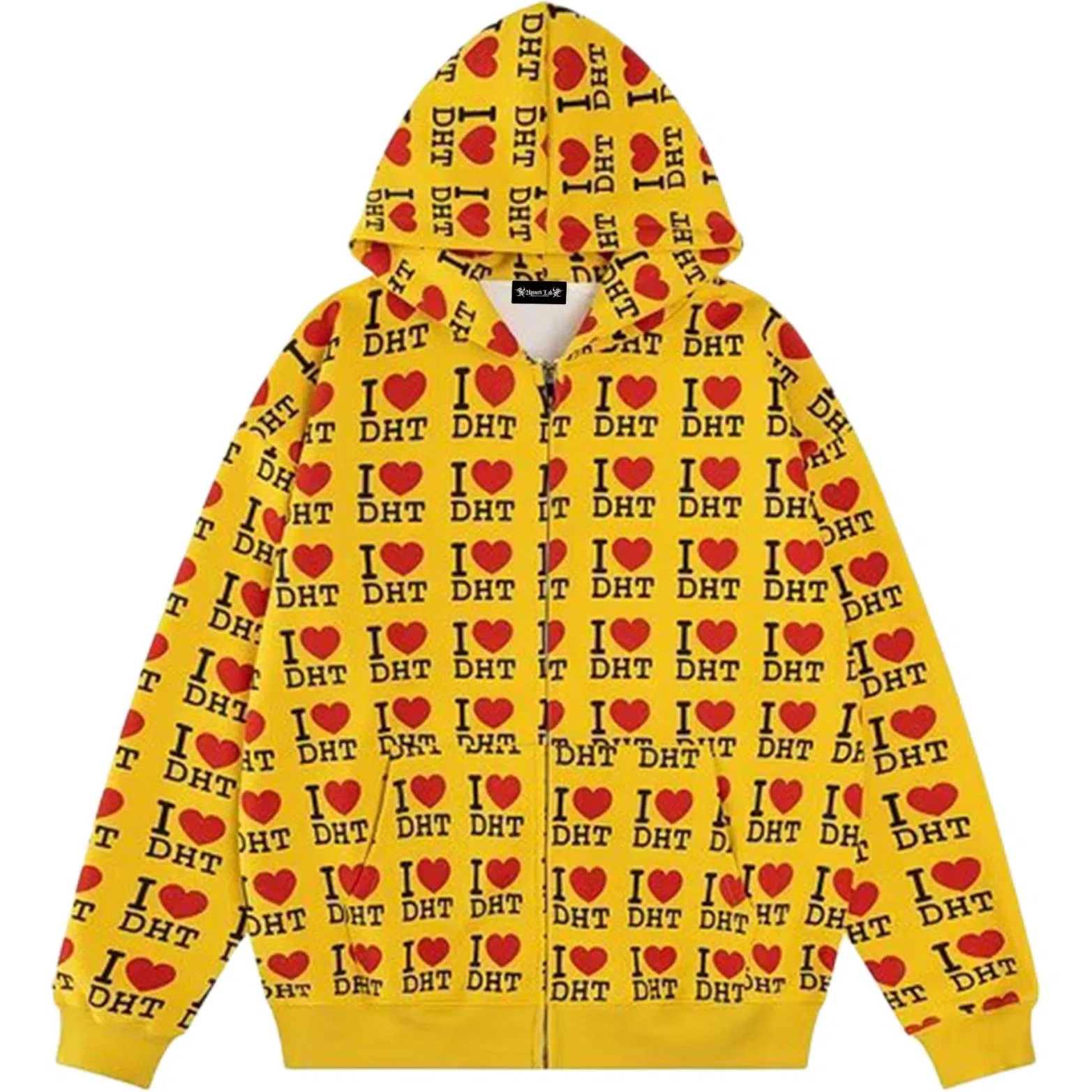 UPWARD LAB Vintage Camo Zip Hoodie