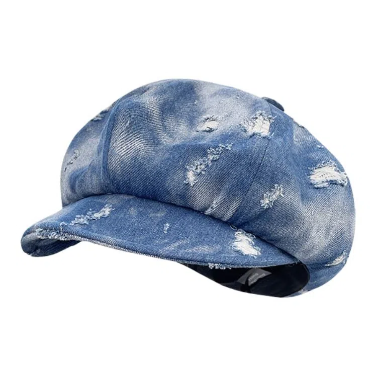 山一丸 韩版时尚显脸小 聚酯纤维 贝雷帽 女款