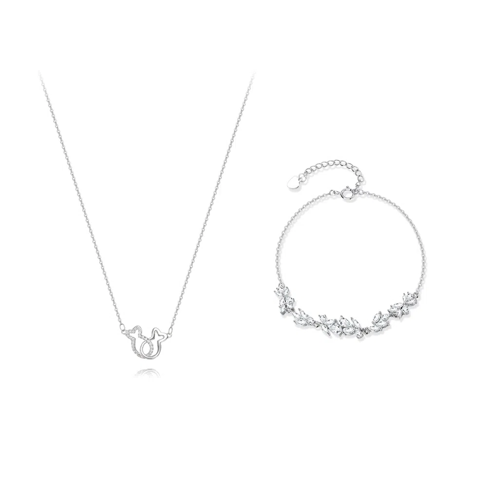 【纯银999 | 双鱼座】 凤祥囍事 老凤祥 经典百搭小众设计精致高级感简约轻奢时尚学生日常约会通勤温柔气质可调节锁骨链 足银 项链 女款