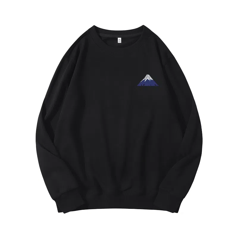 莫代尔 秋冬个性慵懒多色可选百搭舒适时尚设计感落肩嘻哈风卫衣打底衣 男女同款