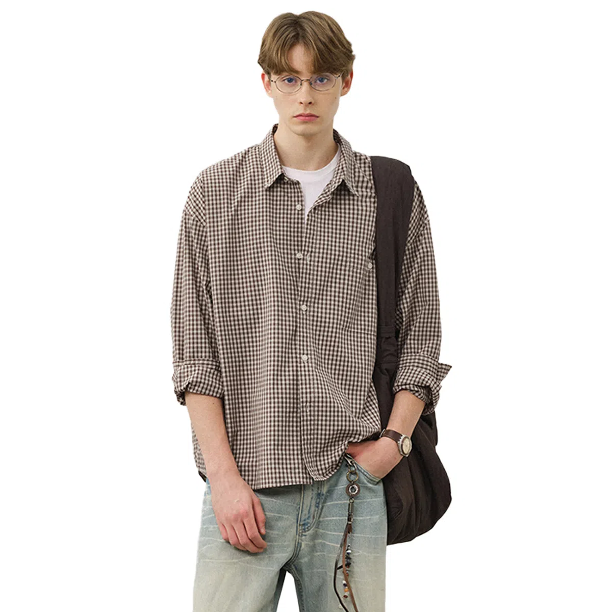 714STREET Classic Plaid Shirt