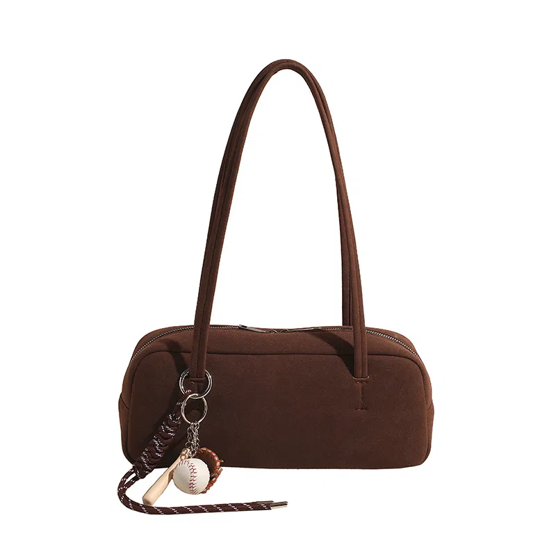 三只小鸭 高级感时尚潮流通勤 腋下包 麂皮 单肩包 女款 多色