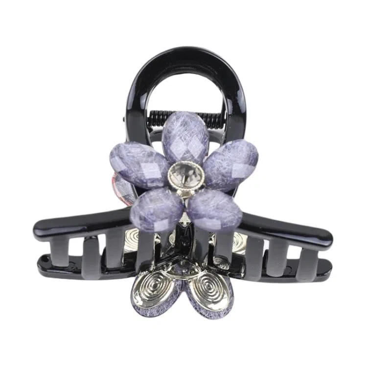 彤彤兔 清新甜美星辰花朵后脑勺抓夹显发量高级感盘发鲨鱼夹 树脂 发夹 女款