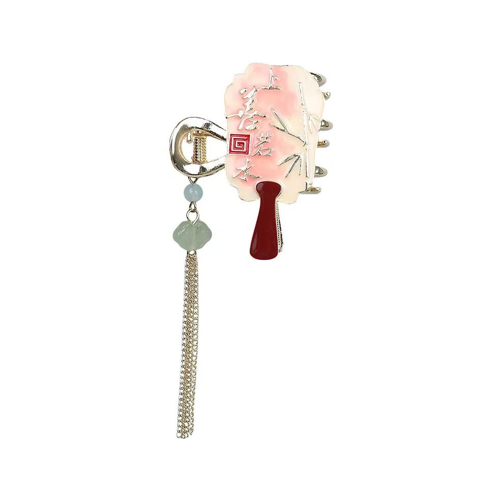 彤彤兔 中国风古典琵琶蝴蝶抓夹盘发发饰后脑勺夹子#好运 锌合金 发夹 女款