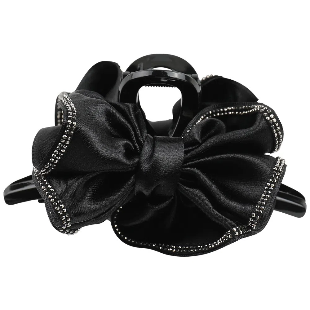 彤彤兔 韩式褶皱卷边轻奢高级感 布料 发夹 女款