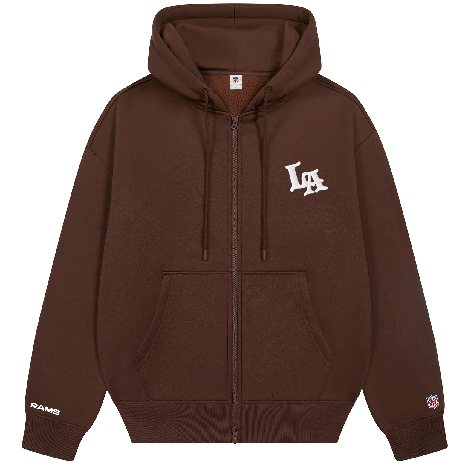 NFL LA Rams Hoodie Zipper Jacket