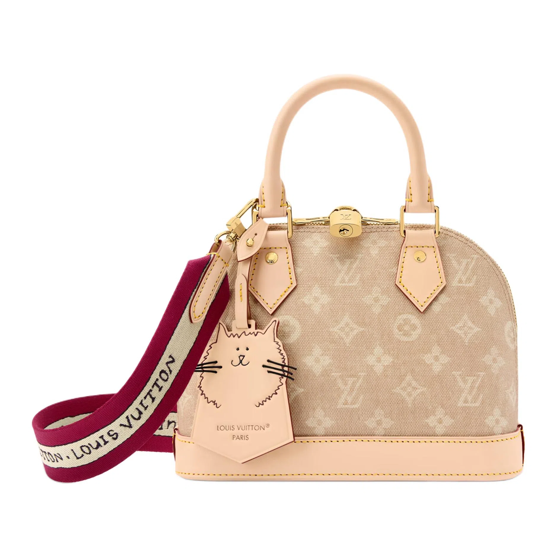 LOUIS VUITTON x Grace Coddington Alma BBCatogram Meowgram