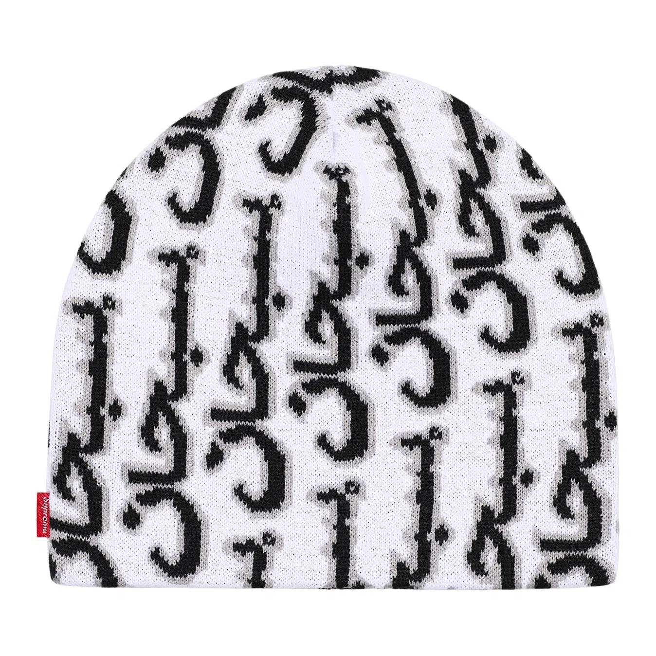 Supreme FW25 Week 3 Arabic Jacquard Beanie -