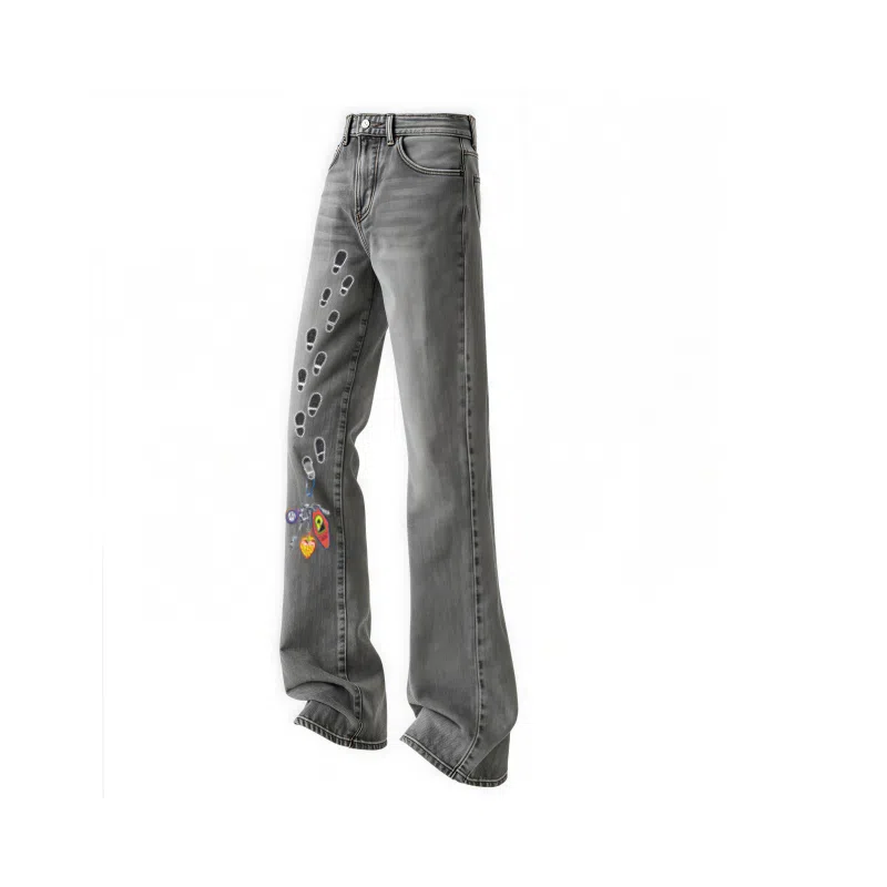 AMBER LIGHT Retro American Flared Paris Pants
