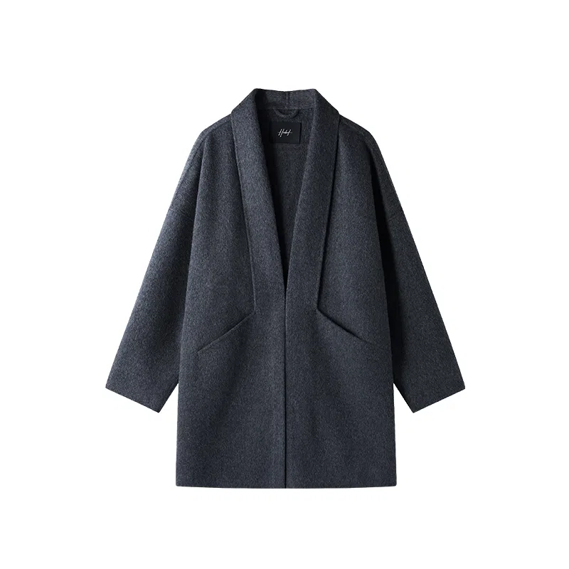 HERBEL Cashmere Silk Scarf Coat