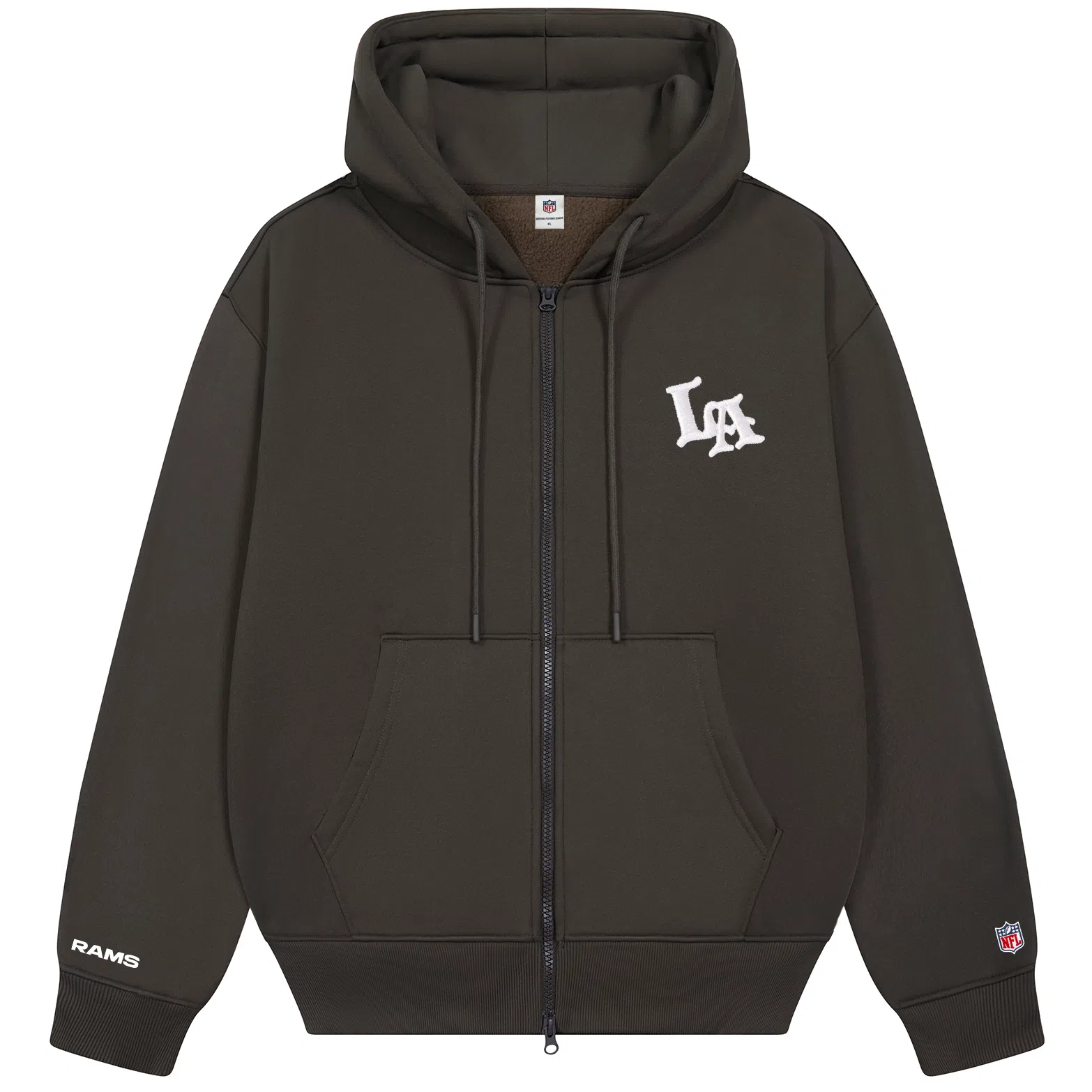 NFL LA Rams Hoodie Zipper Jacket