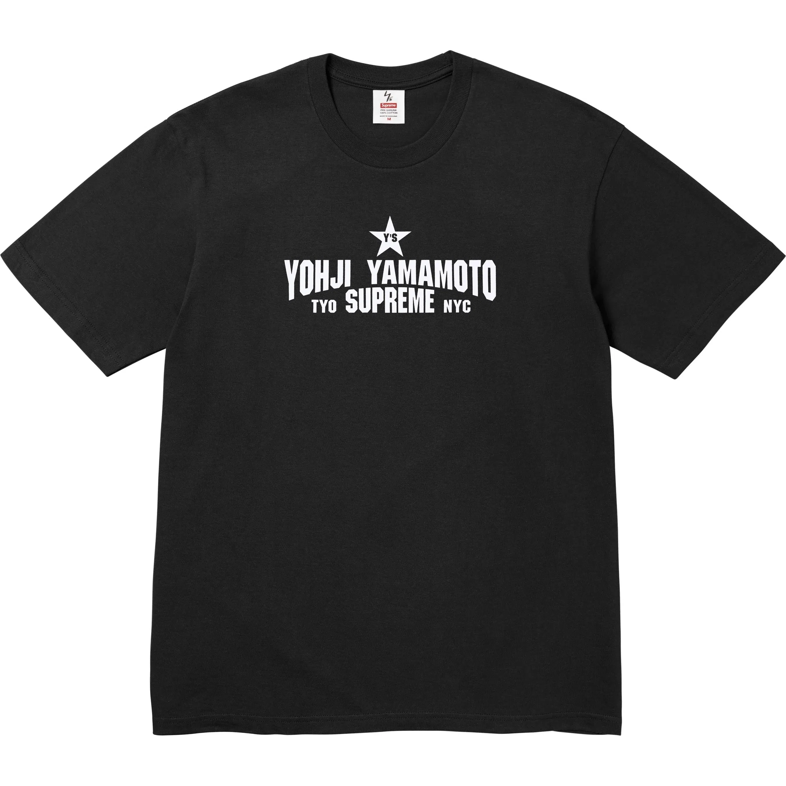 Supreme x Y's by Yohji Yamamoto Star Tee