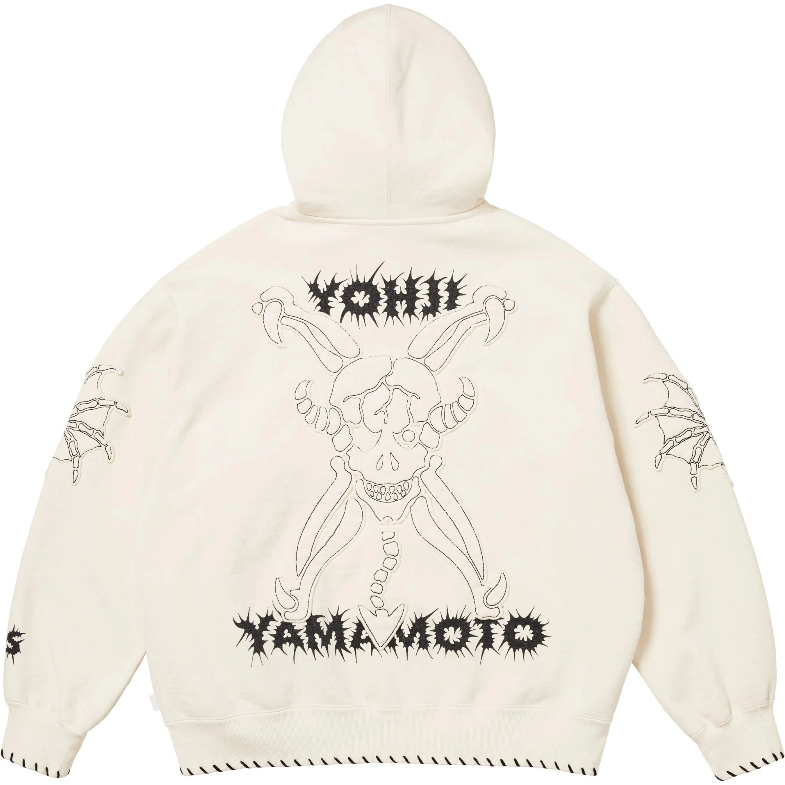 Supreme x Y's by Yohji Yamamoto Zip Up Hooded Sweatshirt