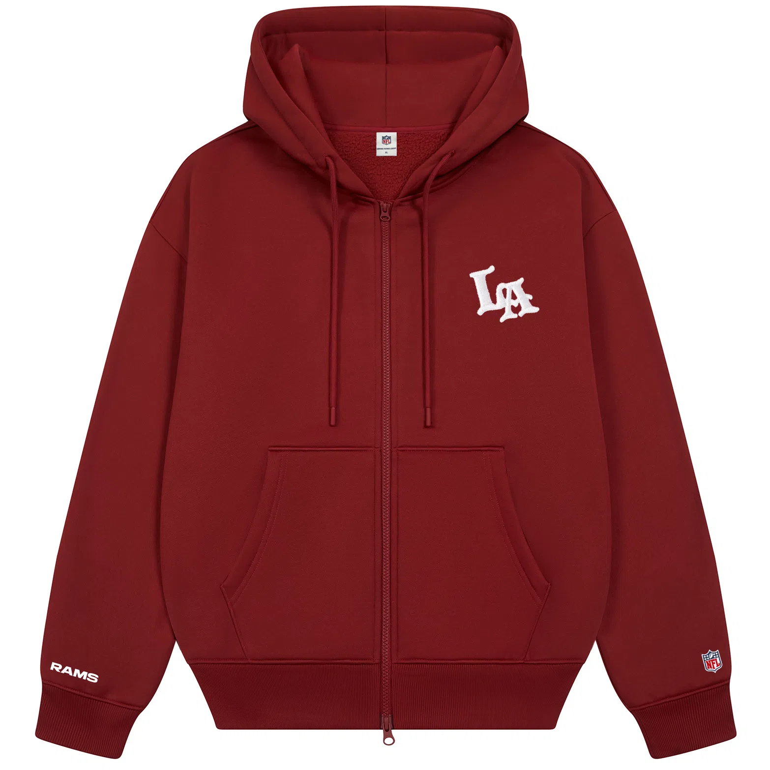 NFL LA Rams Hoodie Zipper Jacket