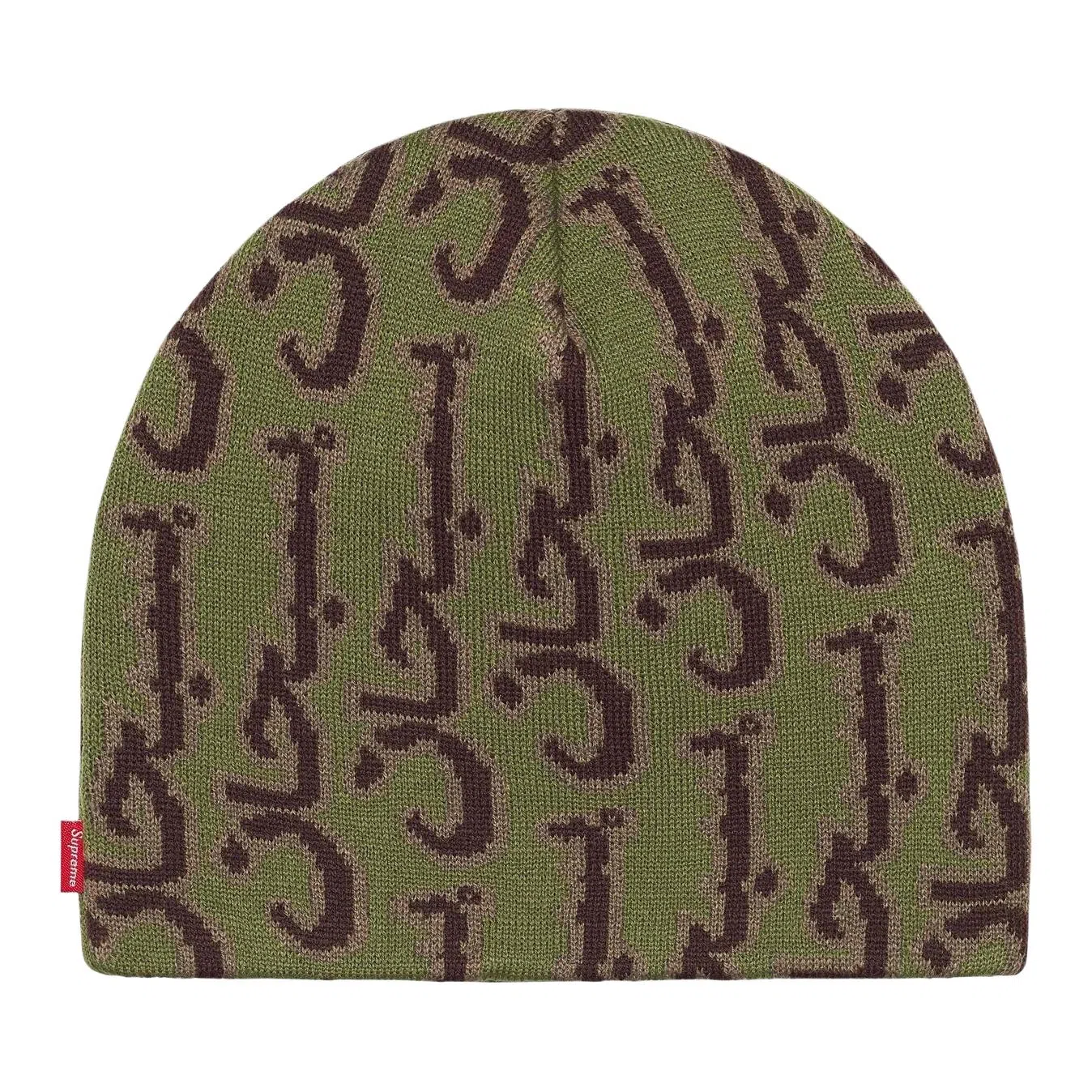 Supreme FW25 Week 3 Arabic Jacquard Beanie -