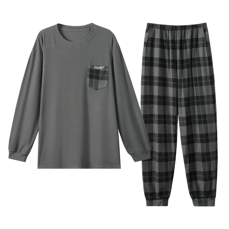 好福份 休闲家居服男士睡衣套装 男款