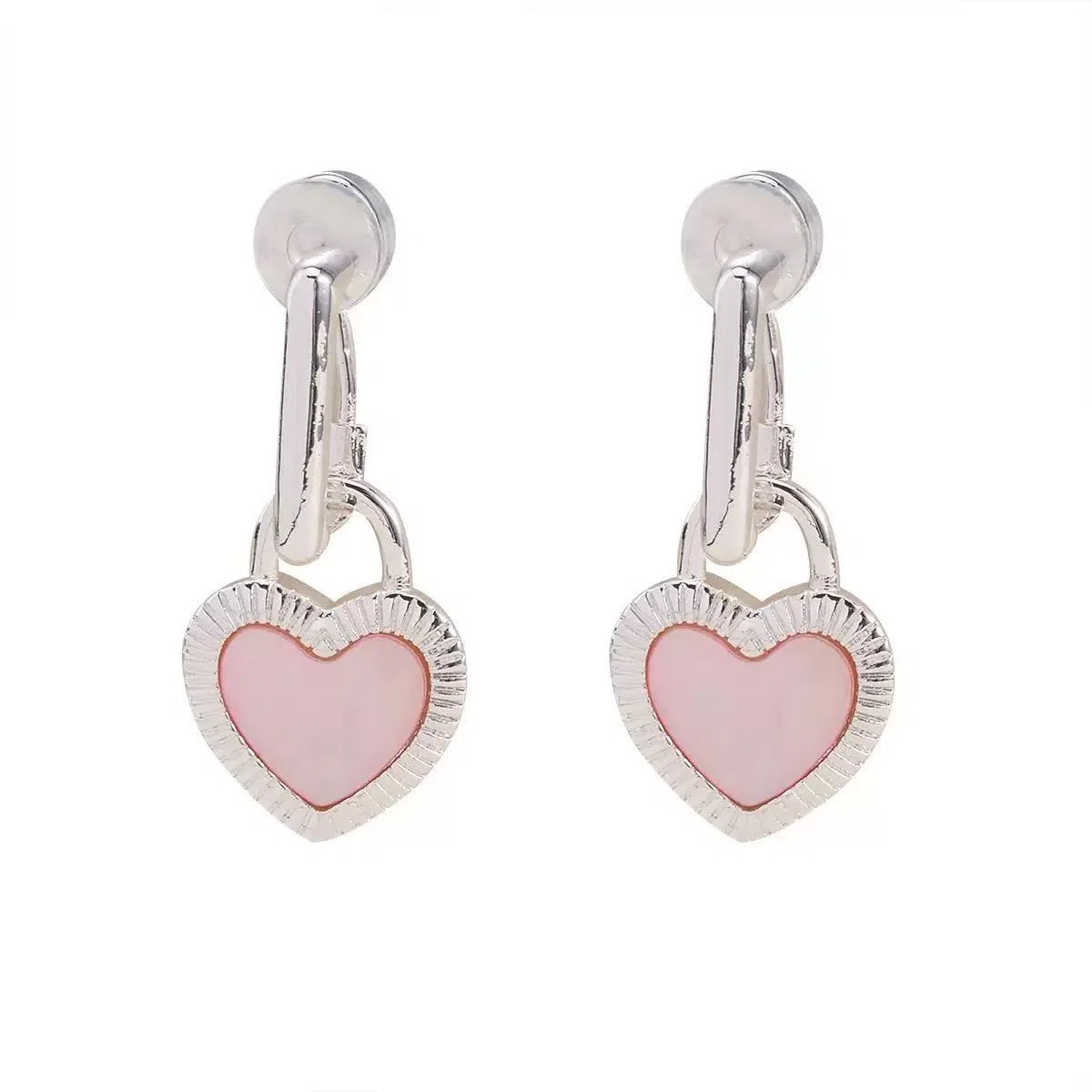 尚先生 爱心气质大气方圆脸显脸小轻奢高级感 铜 耳环 女款