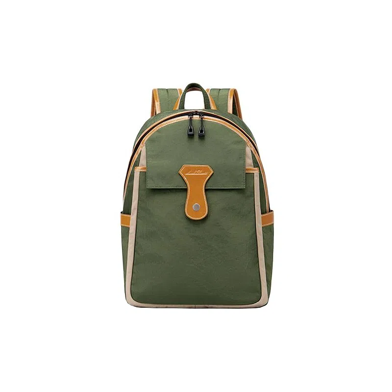 Mashalanti Large Capacity Backpack Green Orange