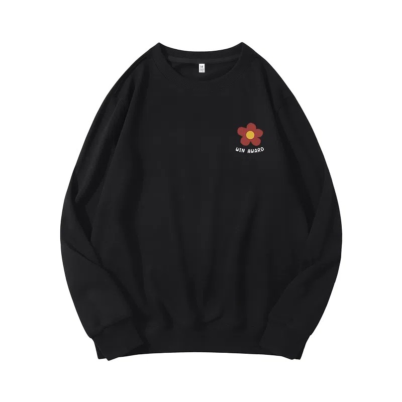 莫代尔 秋冬个性慵懒舒适多色可选百搭时尚落肩设计感嘻哈风卫衣打底衣 男女同款